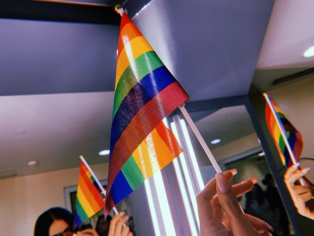 rainbow pride flag