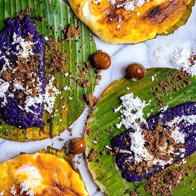 Bibingka and puto bumbong, the two favorite Filipino Christmas treats