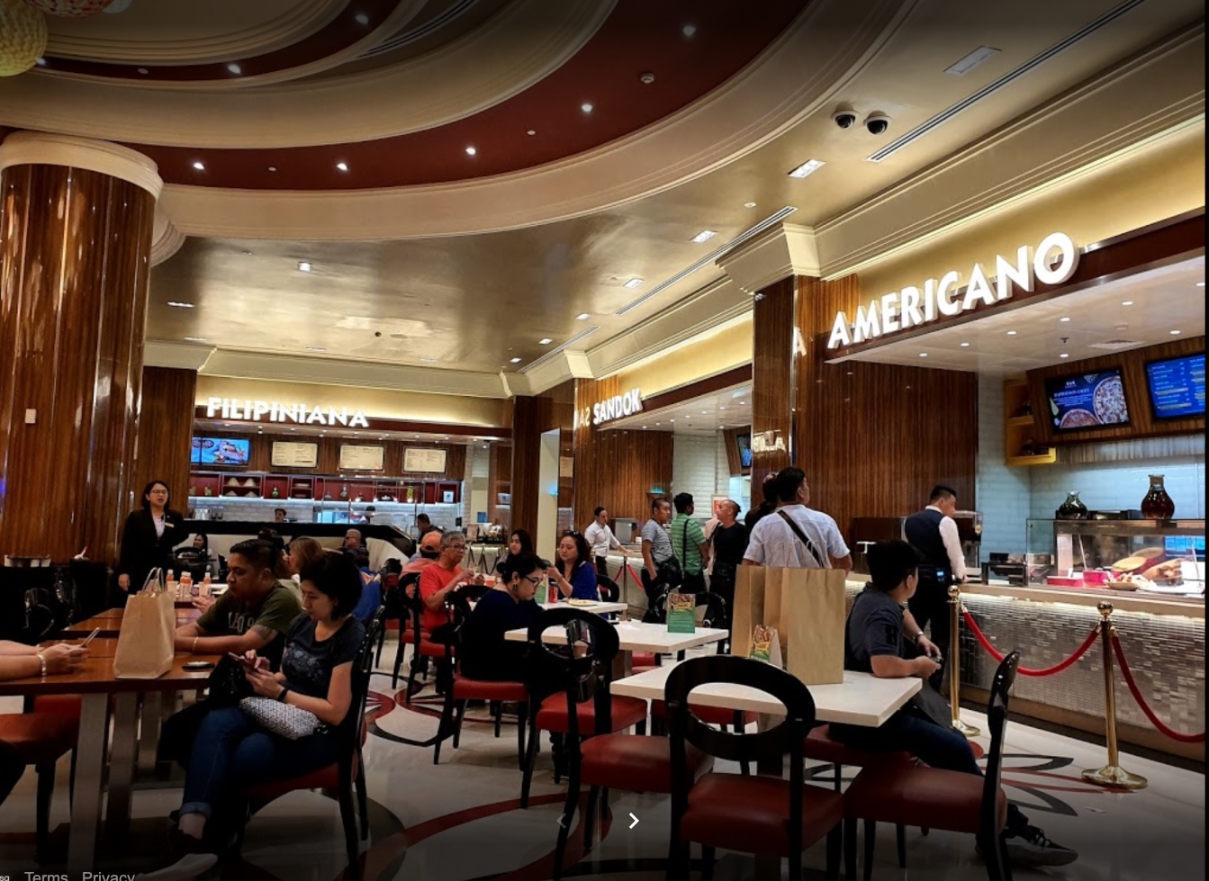 Solaire Food Court's 6 stalls for an international dining experience