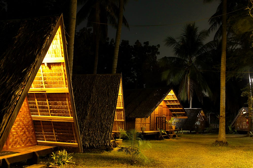 Archery Asia Glamping at night