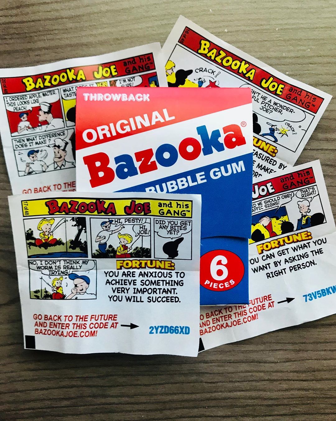 Wrappers of Bazooka 