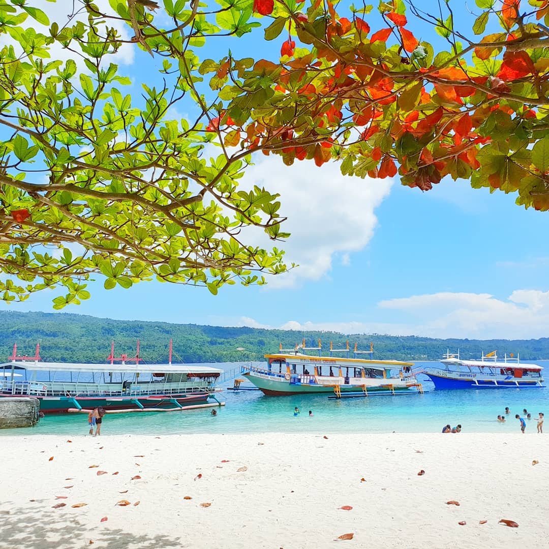 boats at talicud samal island