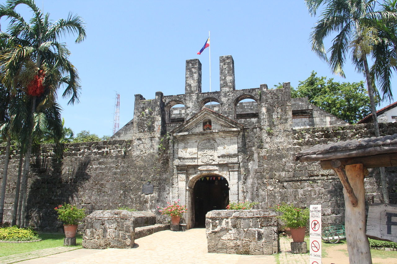 Entrance to the old Fort San Pedro