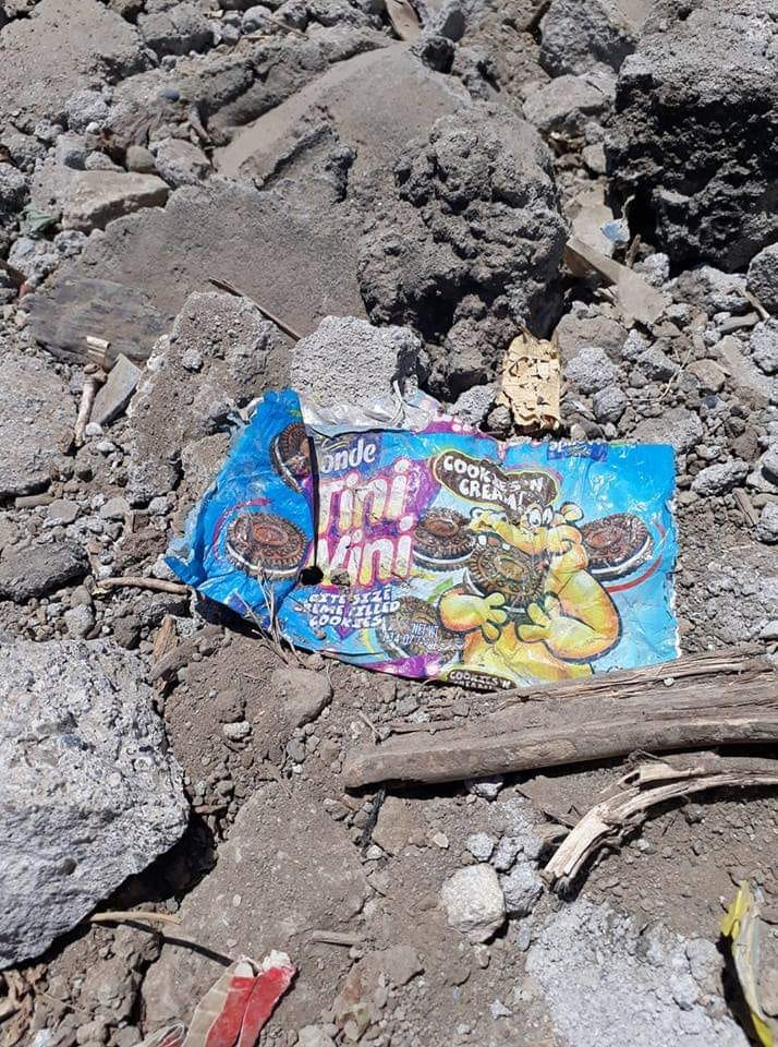 Tini Wini wrapper found in a dumpsite