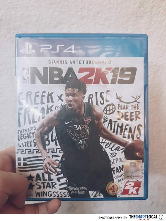 A Play Station CD of NBA 2K19