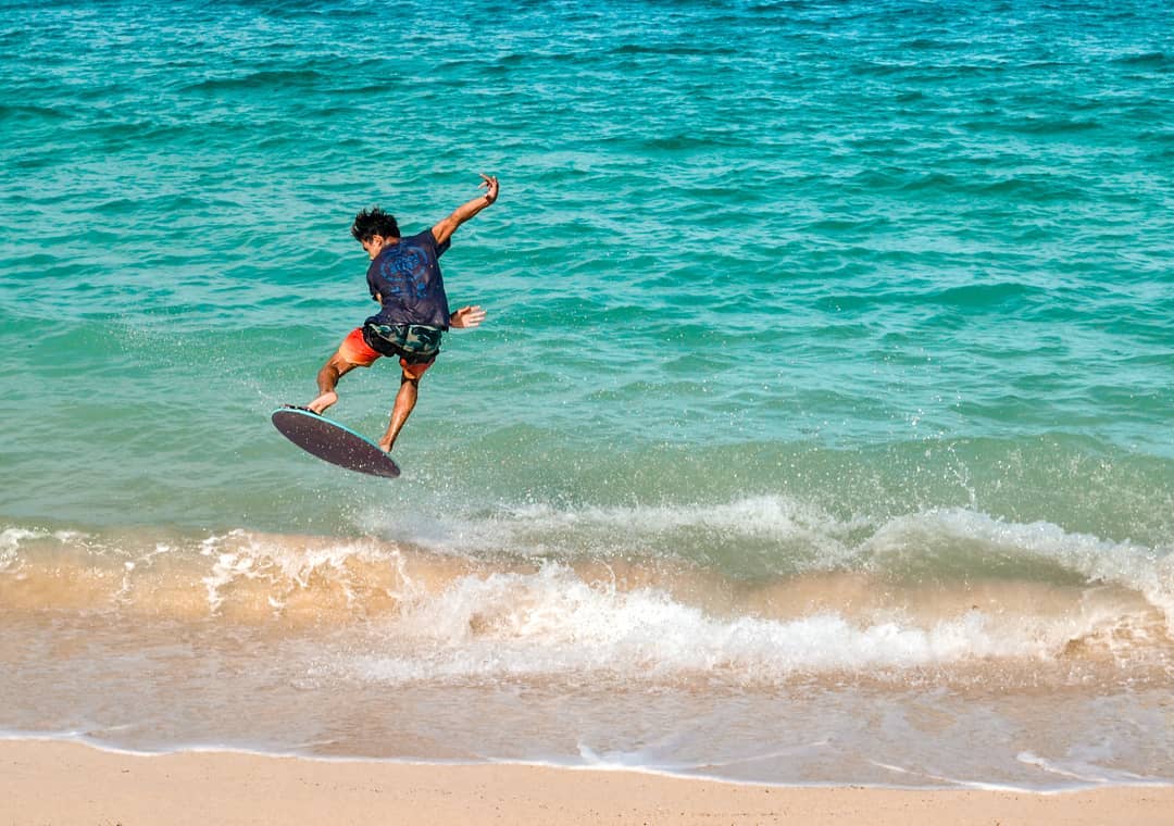 surfer on dahican beach