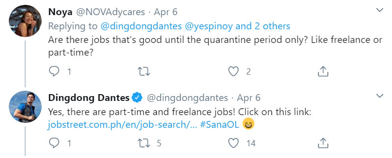 Twitter Q&A of Dingdong Dantes