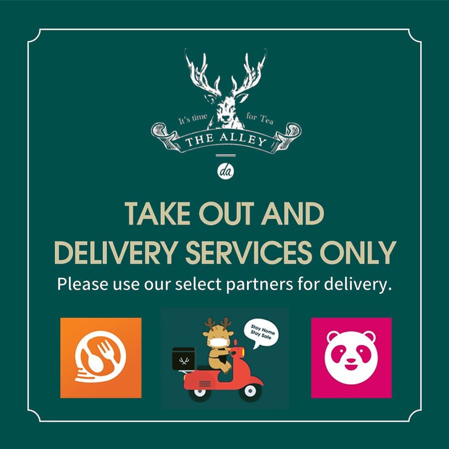 The Alley's Delivery and Take-out Advisory