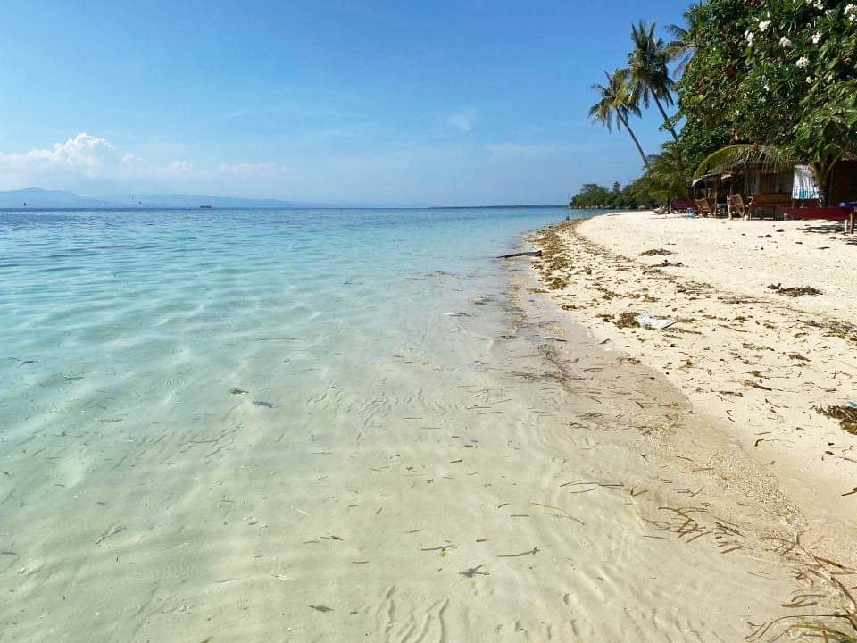 Lambug Beach in Barangay Lambug, Badian during COVID-19 quarantine