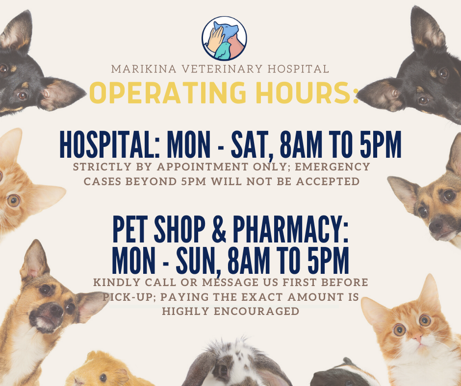 operating hours of Marikina Vet Hospital
