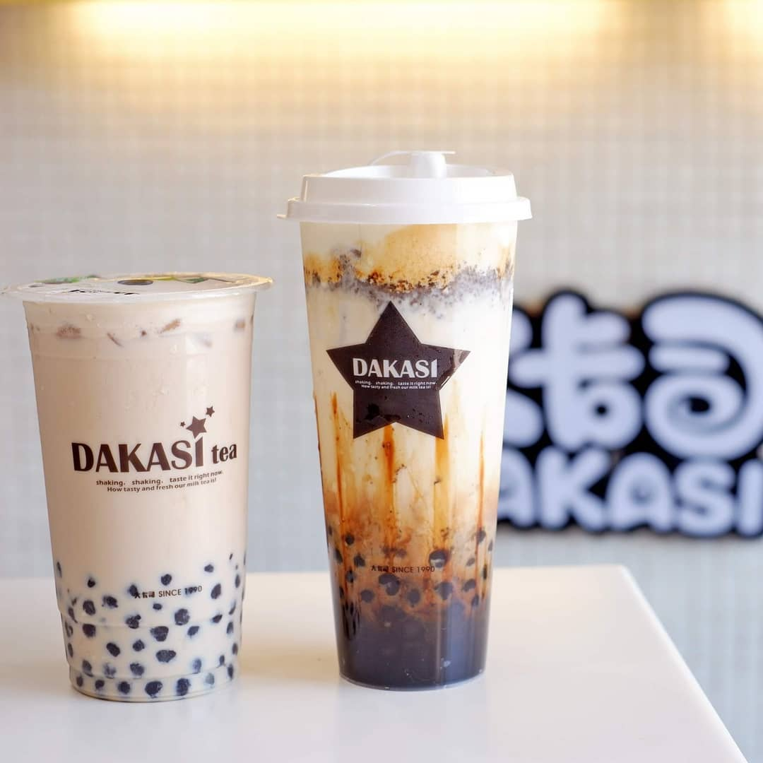 Dakasi Bubble Milk Tea and Creme Hokkaido