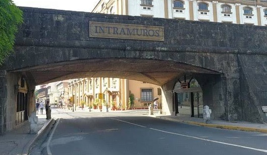 A gate to Intramuros seen empty