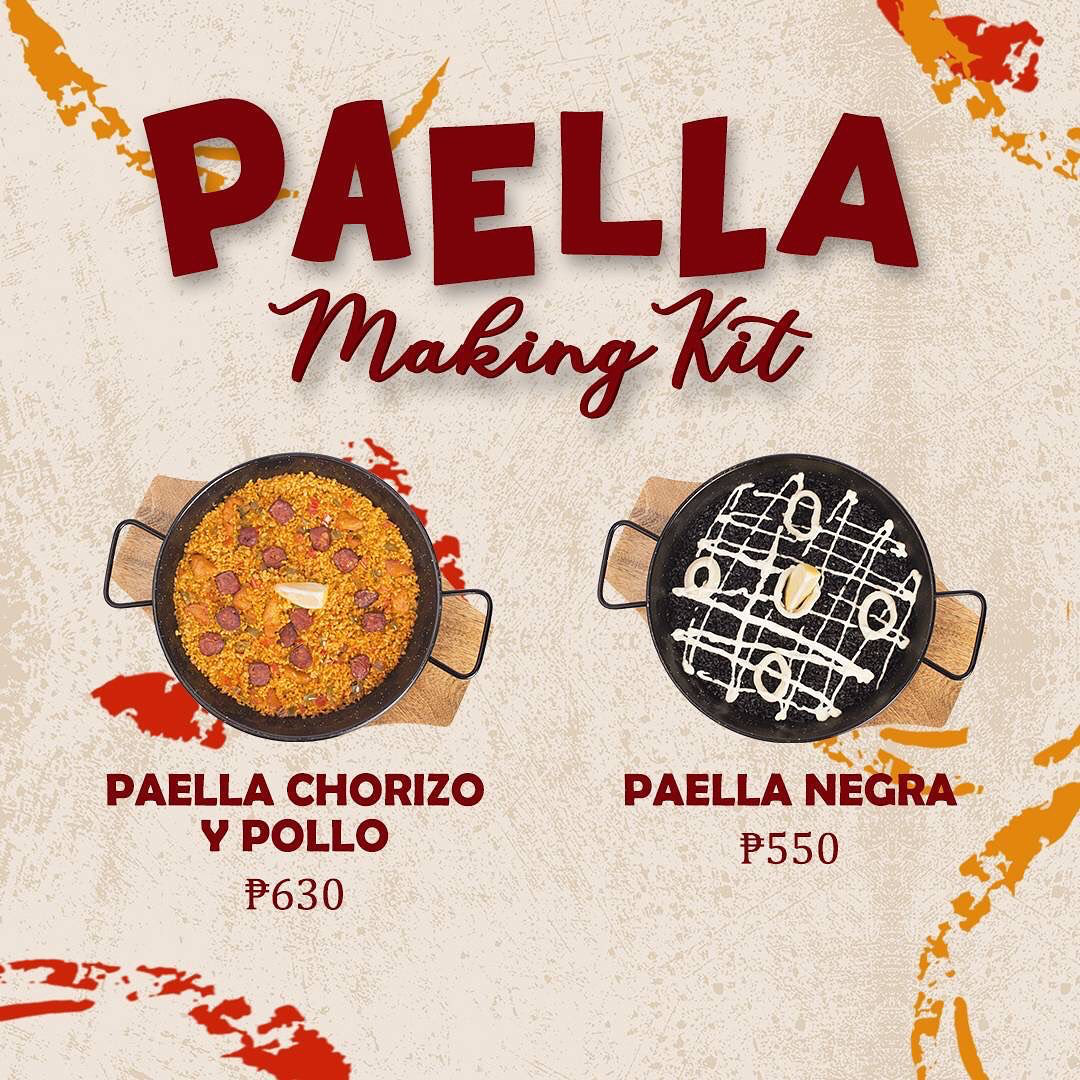 barcino's paella kit promo