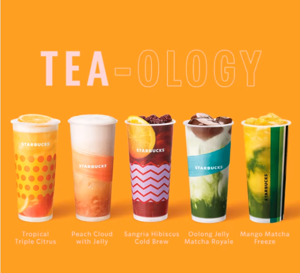 Starbucks PH's Fru-Tea flavors