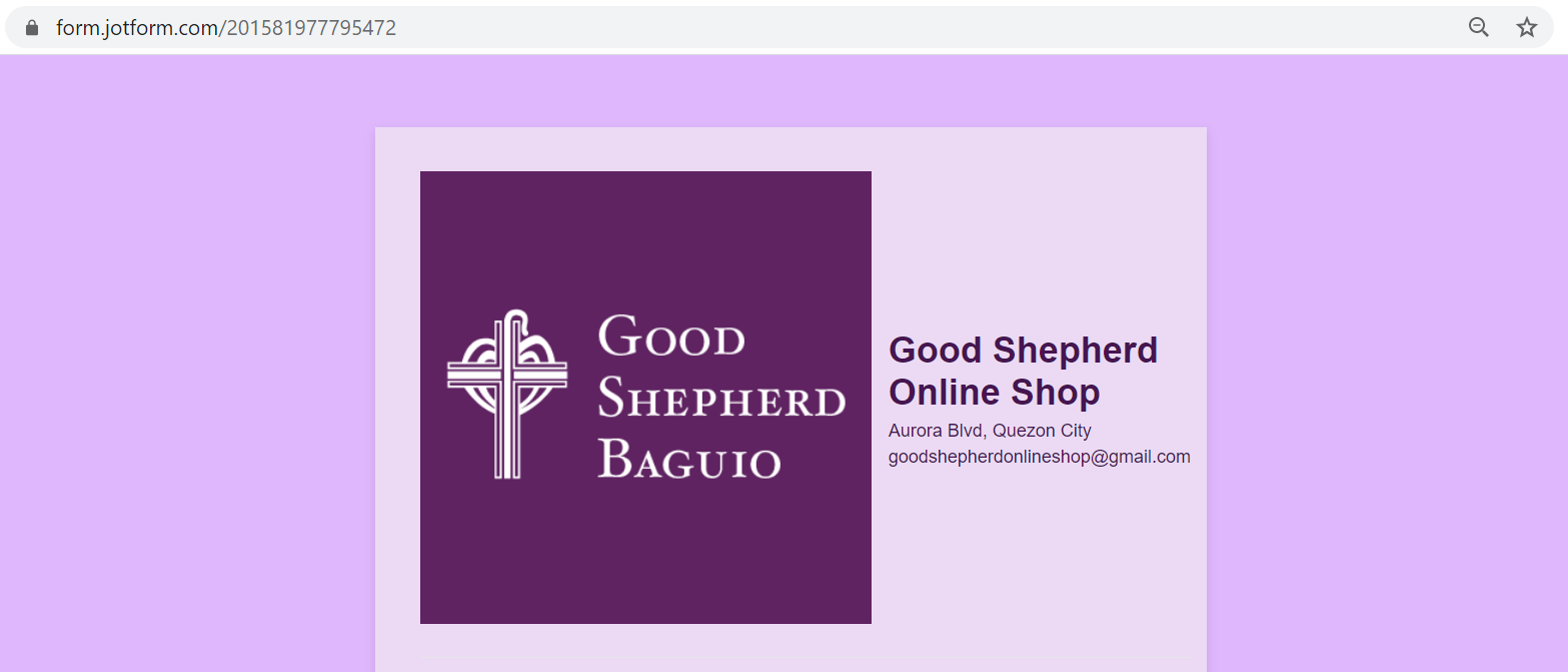Good Shepherd Online Shop