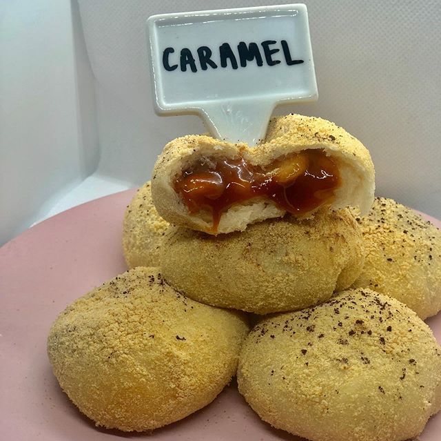 caramel-filled pandesal