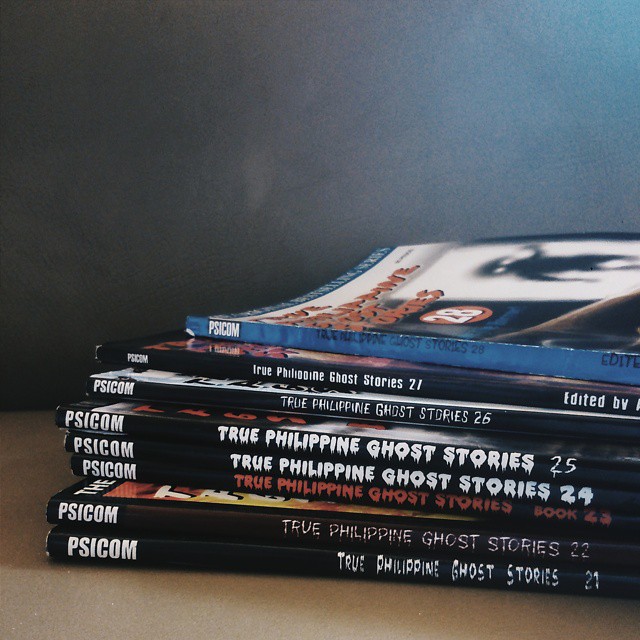 a pile of True Philippine Ghost Stories books