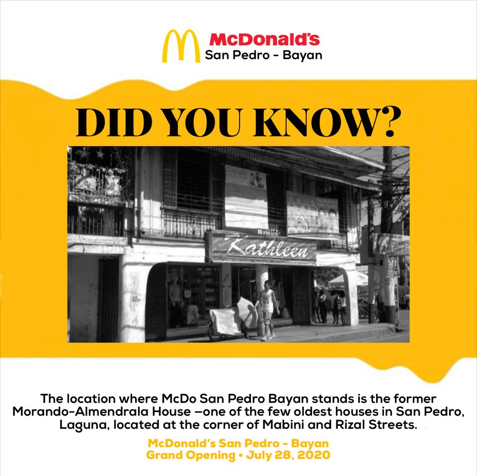 McDonald's Laguna ancestral house