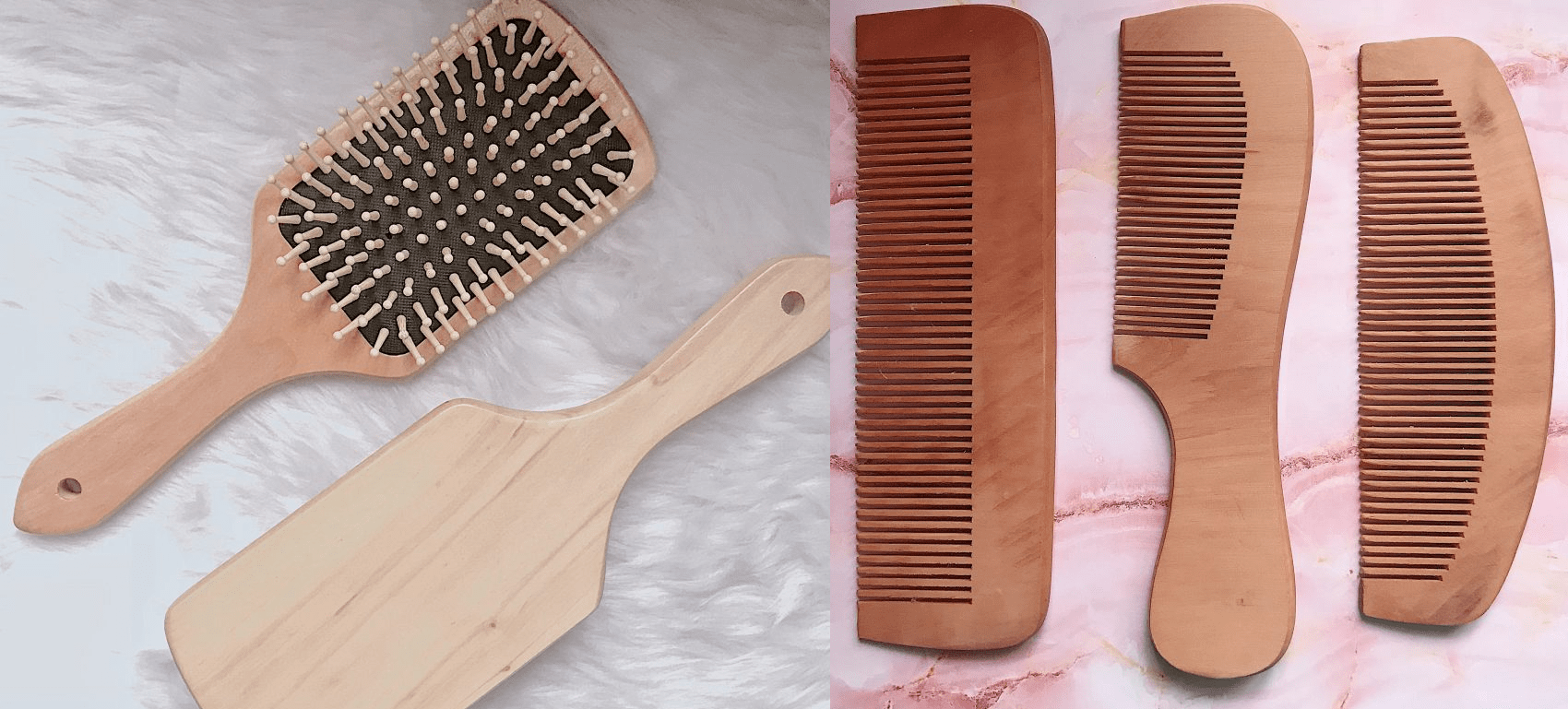 sustainable makeup and skincare - paraluman combs