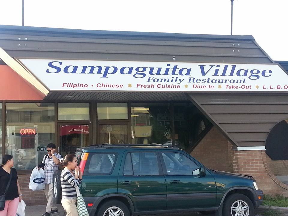 sampaguita village family restaurant in canada