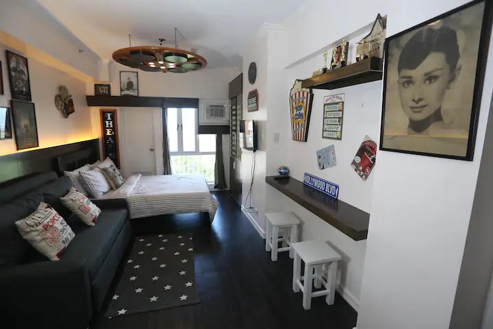 Tagaytay staycation houses - Fermil and Patricia’s Cinema-inspired Airbnb