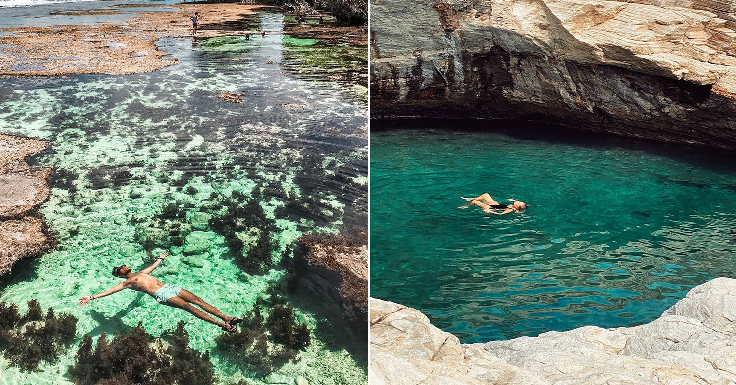 European places Philippines - Mangpupungko Rock Pools, Siargao