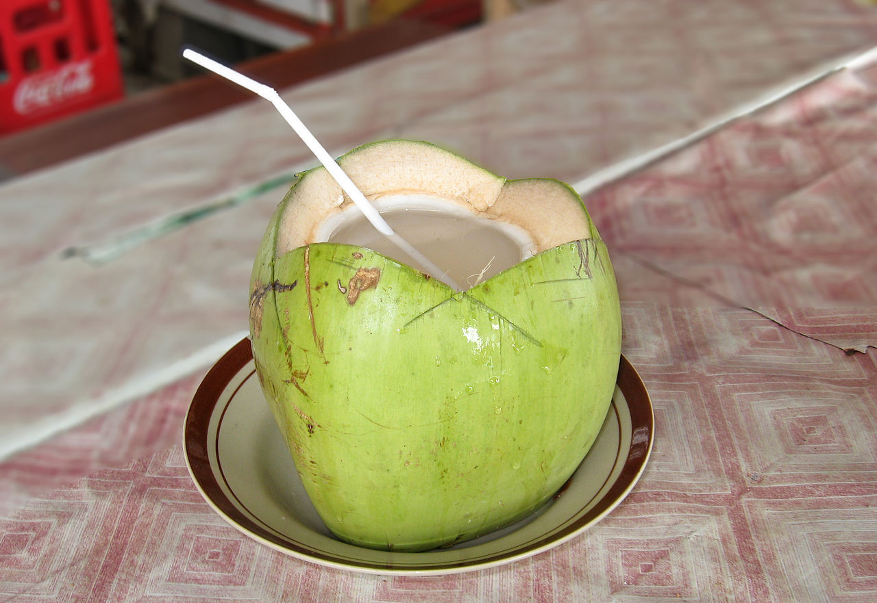 Santo Niño Cebu - young coconut