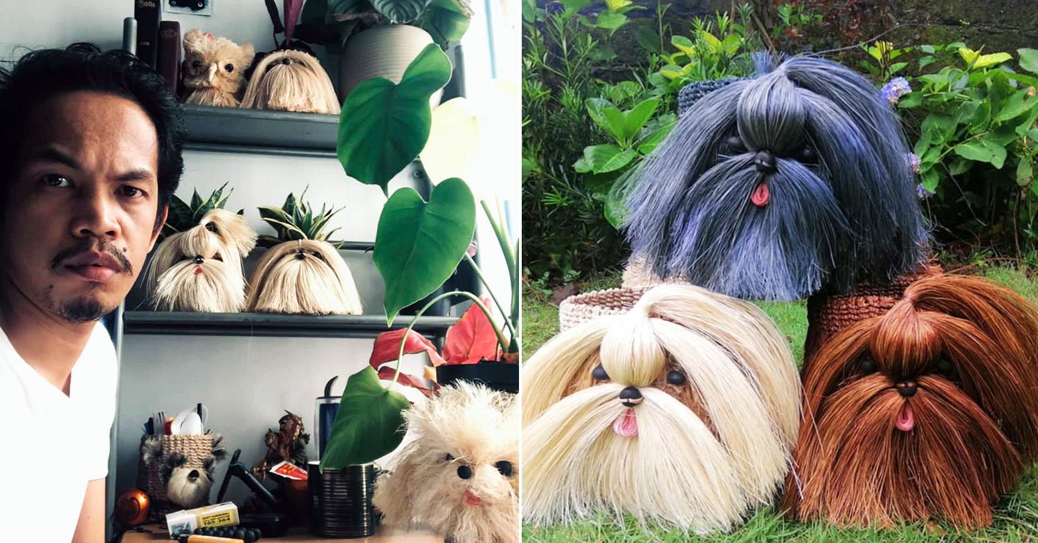 Dog baskets - Architect Gerald Volante and the Maltese-inspired dog plant baskets