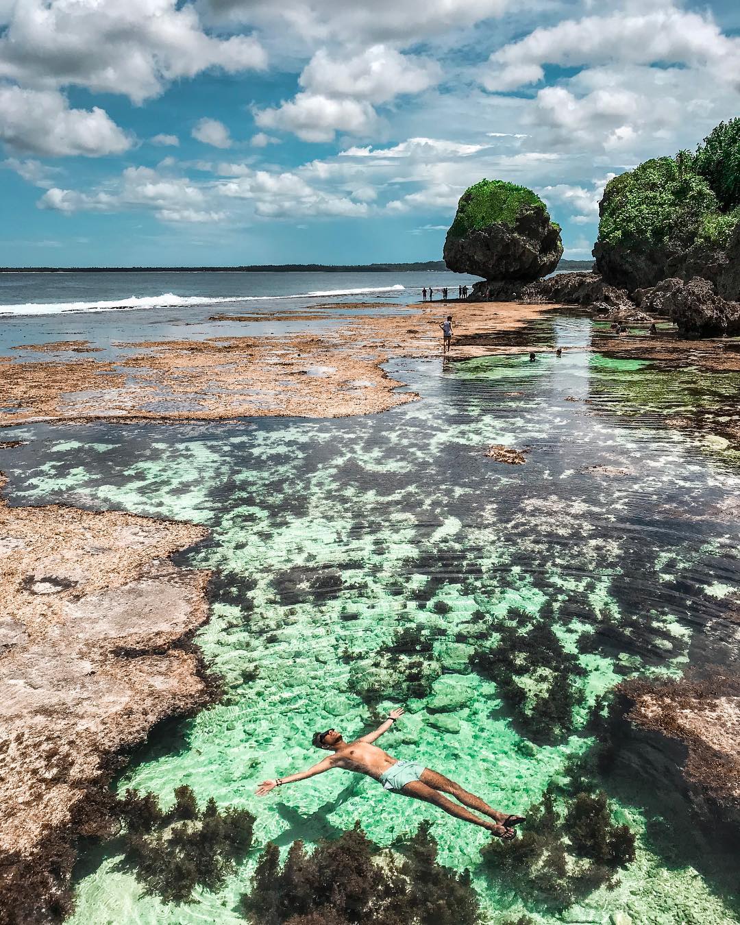 Philippine islands - Magpupungko Rock Pools Siargao