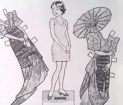 Filipino childhood things - paper dolls