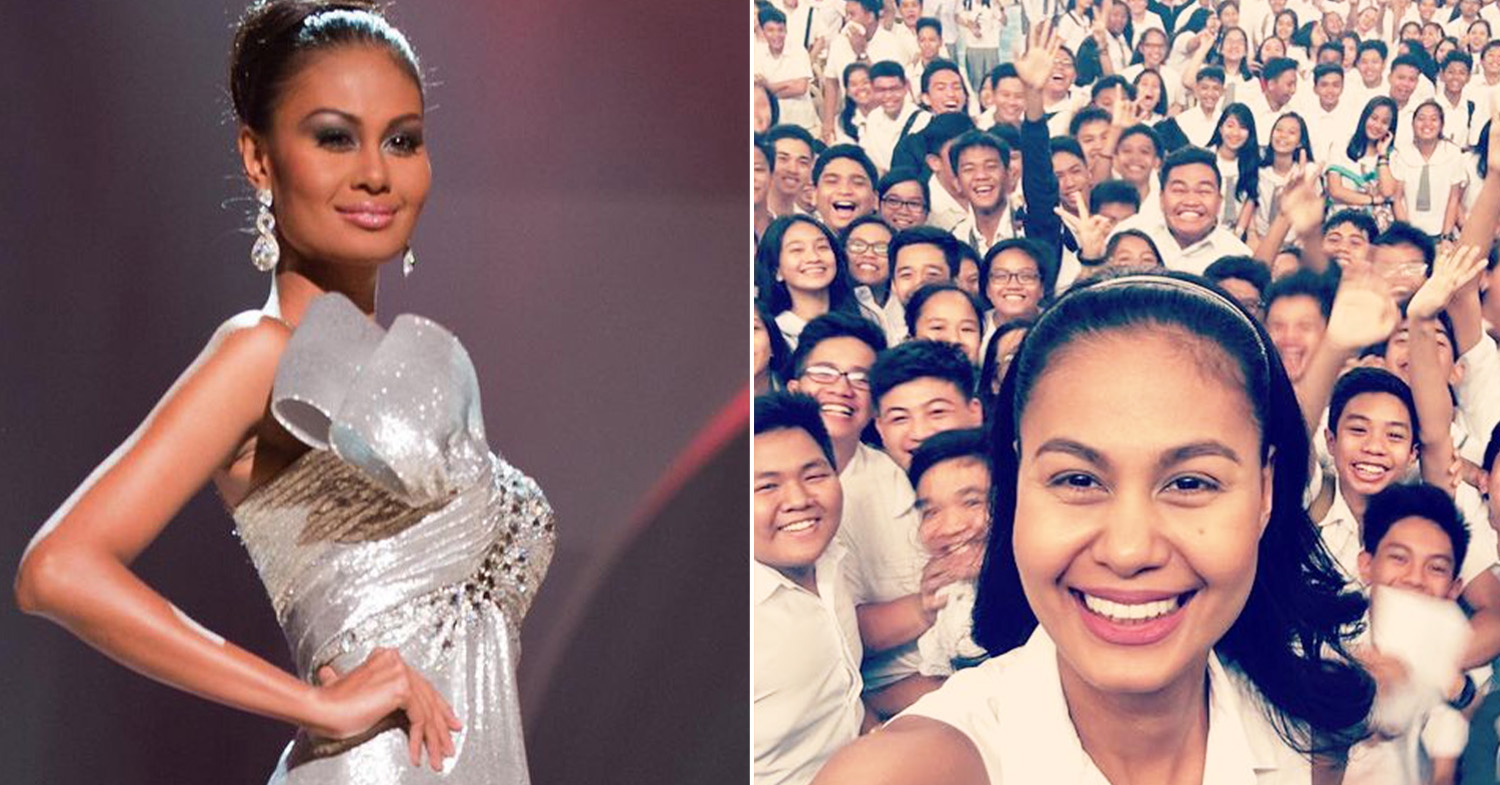 Miss Universe Philippines - Raj at the 2010 Miss Universe and Raj (right) at a group prayer event in 2018