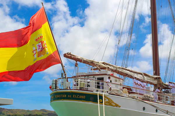 Spanish ship Magellan route -The Elcano ship arriving in Guam as part of the 500th anniversary commemoration of the world’s first circumnavigation