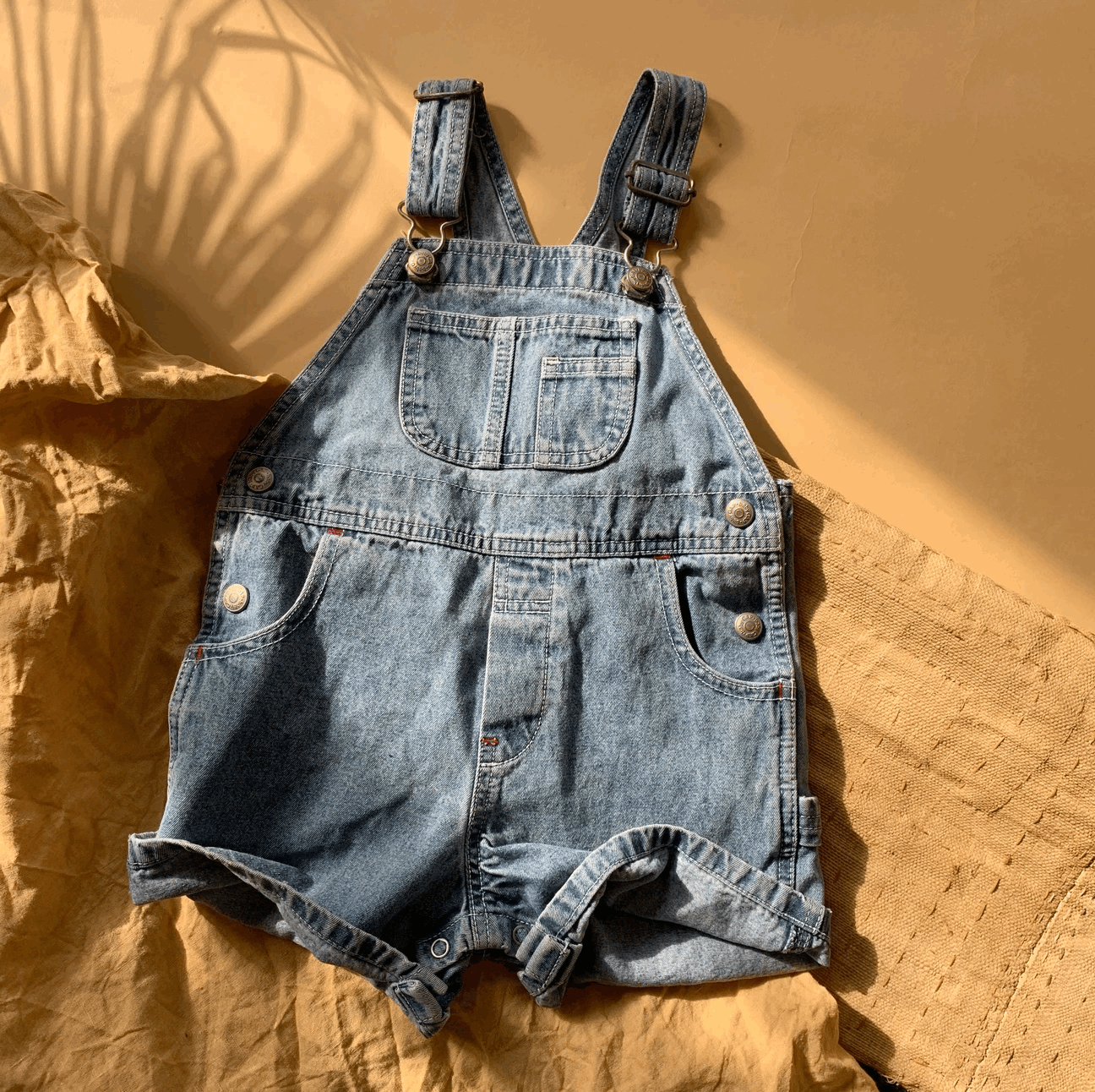 Filipino childhood things - denim overalls