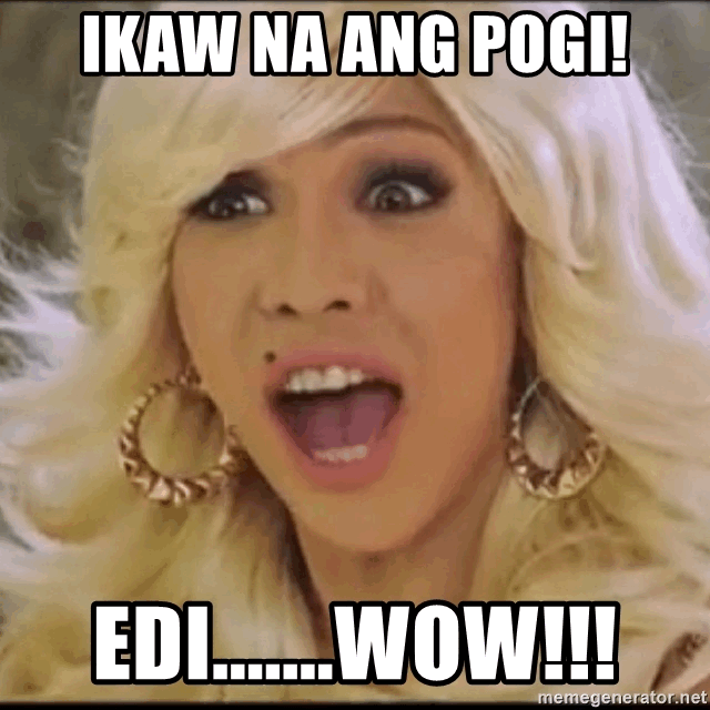 Tagalog slang words - e di wow