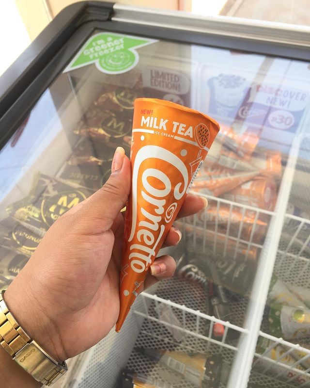 cornetto milk tea ice cream