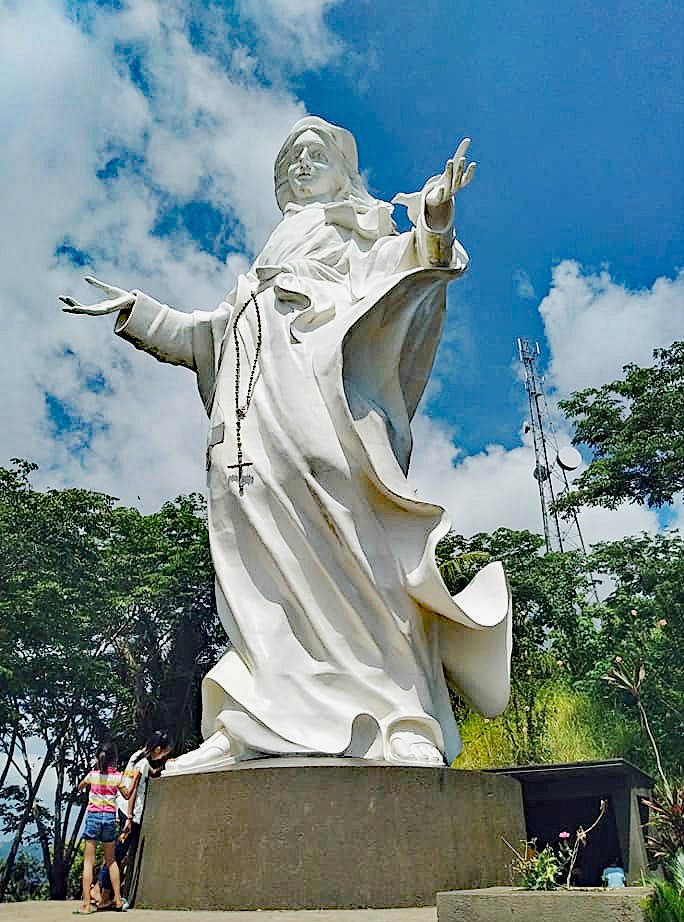 our lady of peace grotto on mount caglago