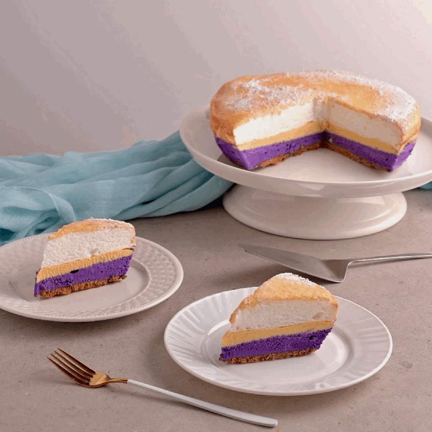 Ube dessert Metro Manila - Frozen Ube Brazo