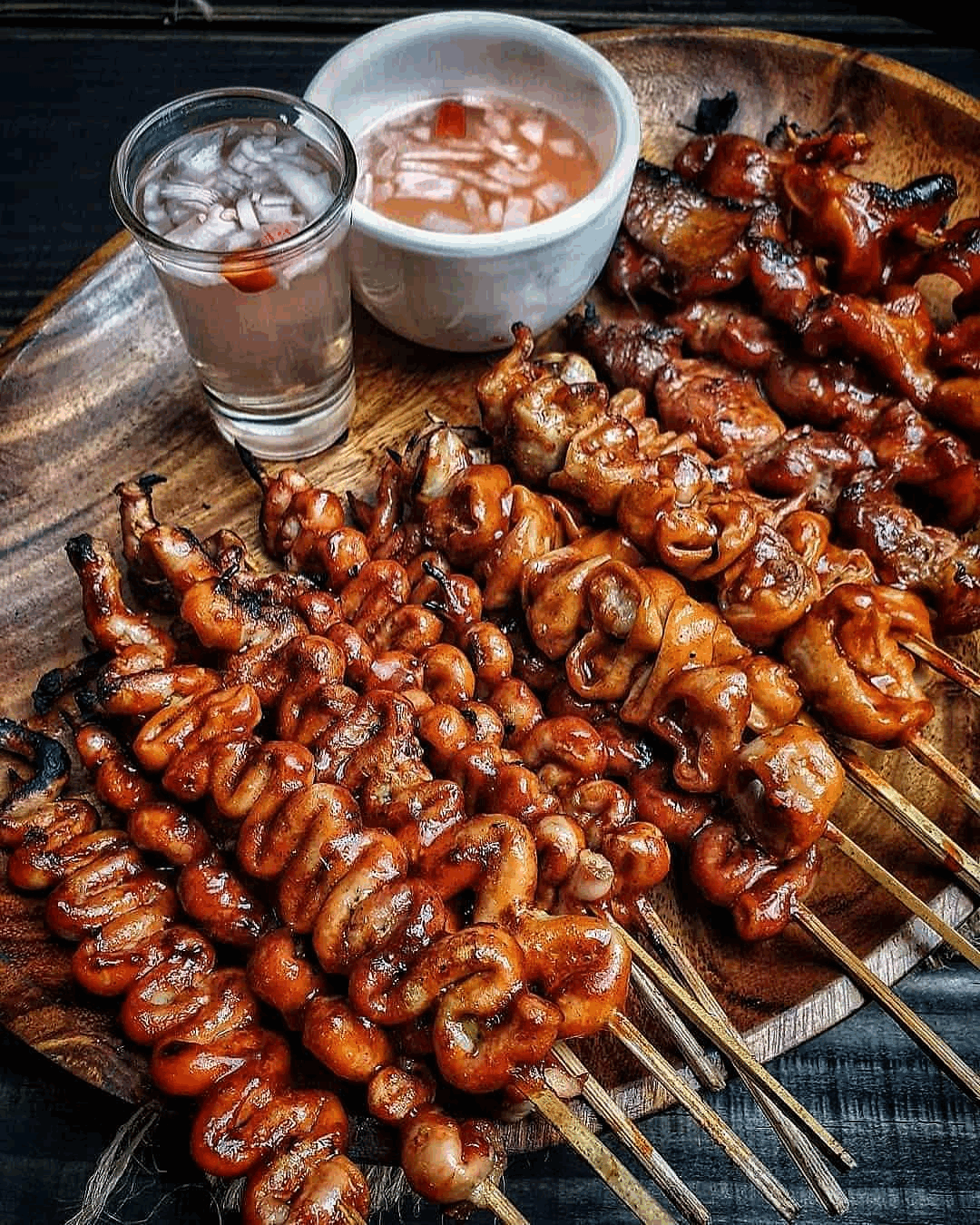 Filipino street foods - isaw