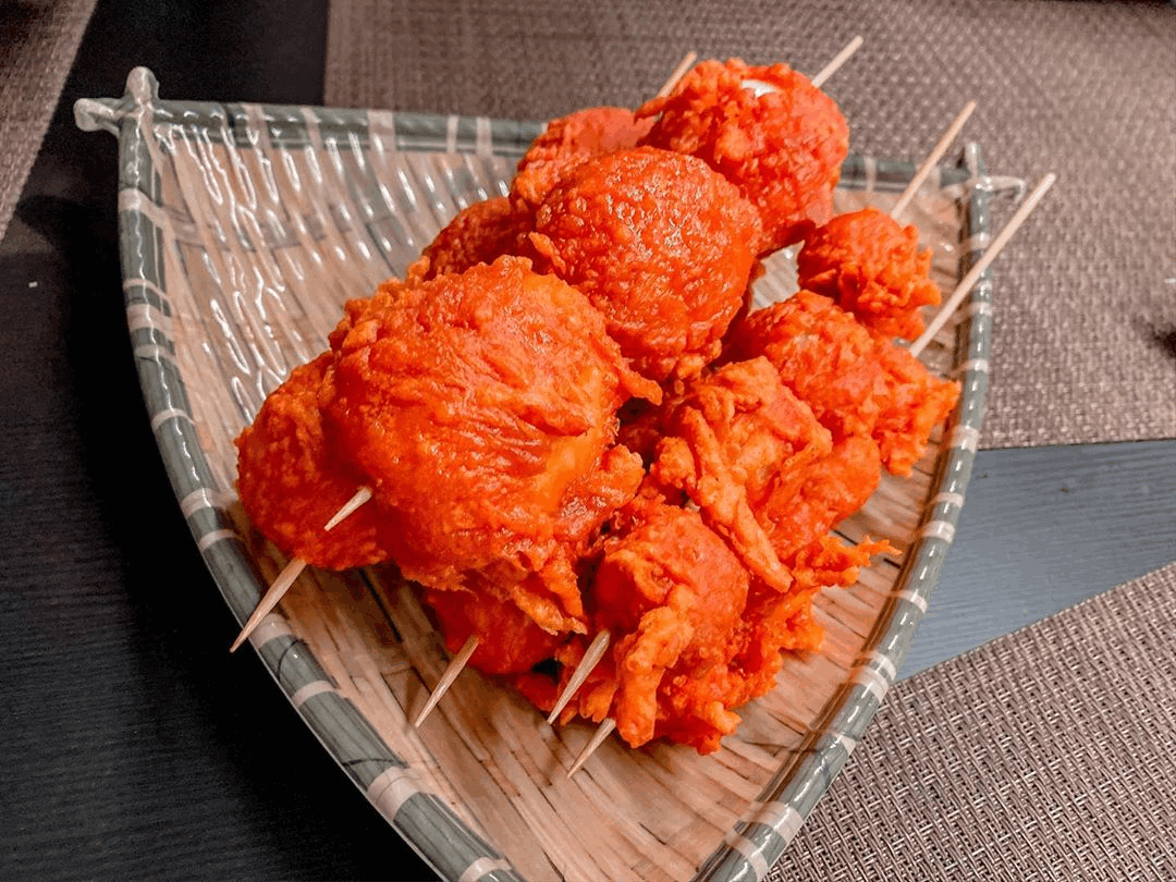 Filipino street foods - kwek-kwek