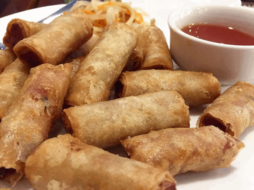 Filipino street foods - lumpiang shanghai