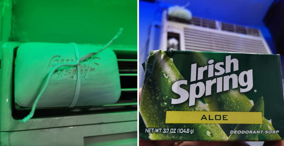 People Attach Irish Spring Soap To Aircons To Stay Fresh In The Heat