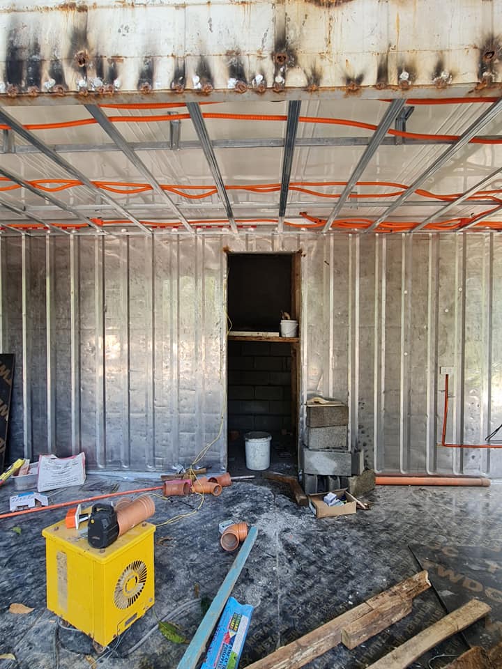 Container Van Home - interior before