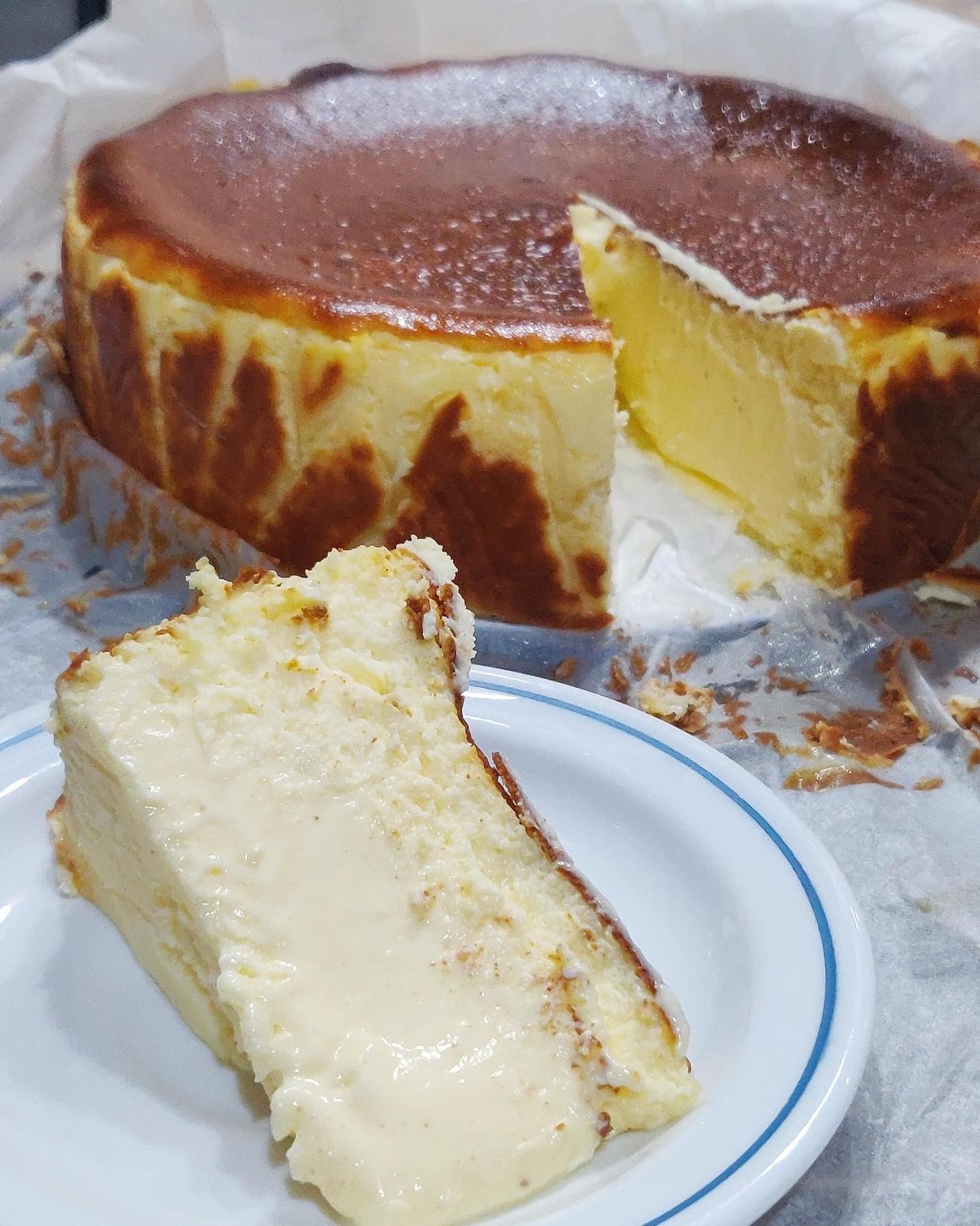 Desserts & Pastries by Hizon - Burnt Basque Cheesecake
