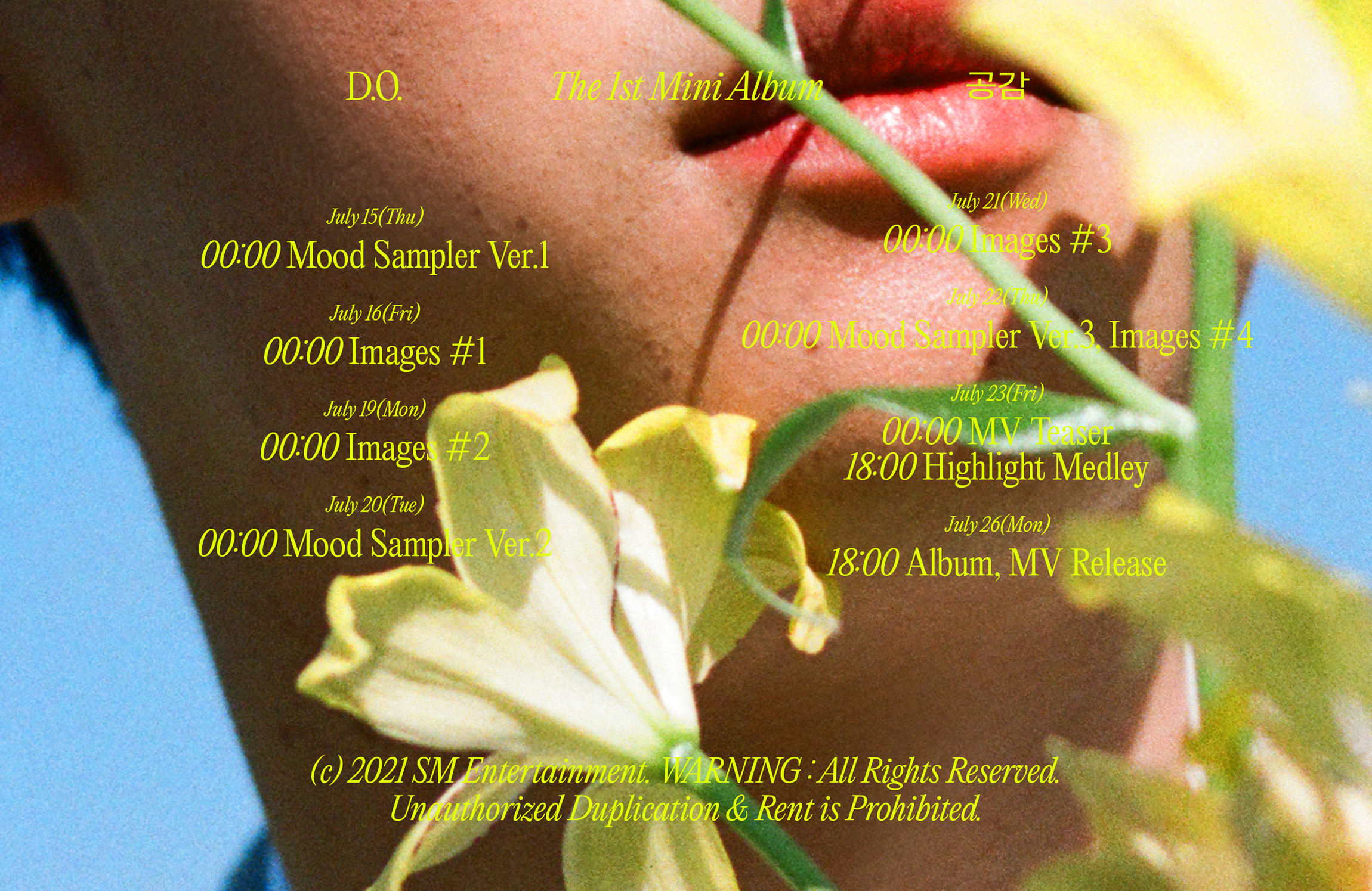 Century Tuna - EXO DO album release schedule