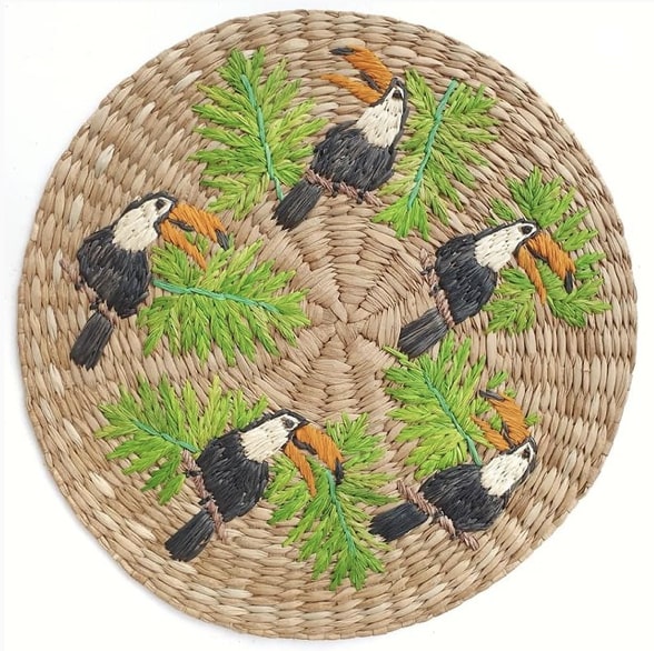 The Planting Princess - toucan placemat