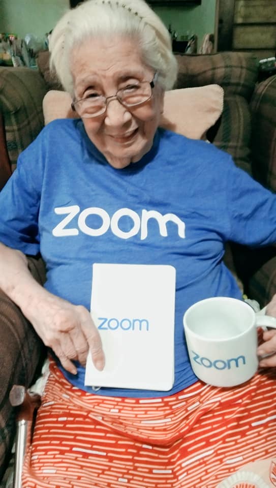 100-Year-Old grandma - Virginia Malay zoom gifts