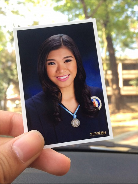 alyssa valdez - ateneo graduation photo