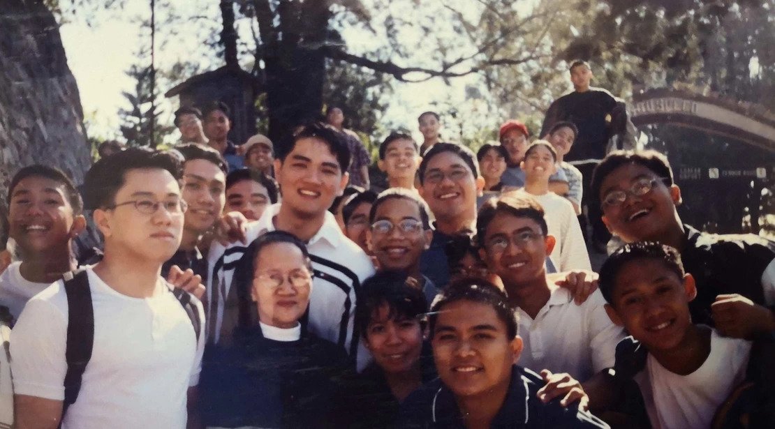 Father Ferdinand Santos - younger days
