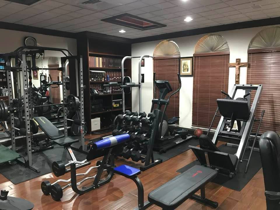 Father Ferdinand Santos - gym