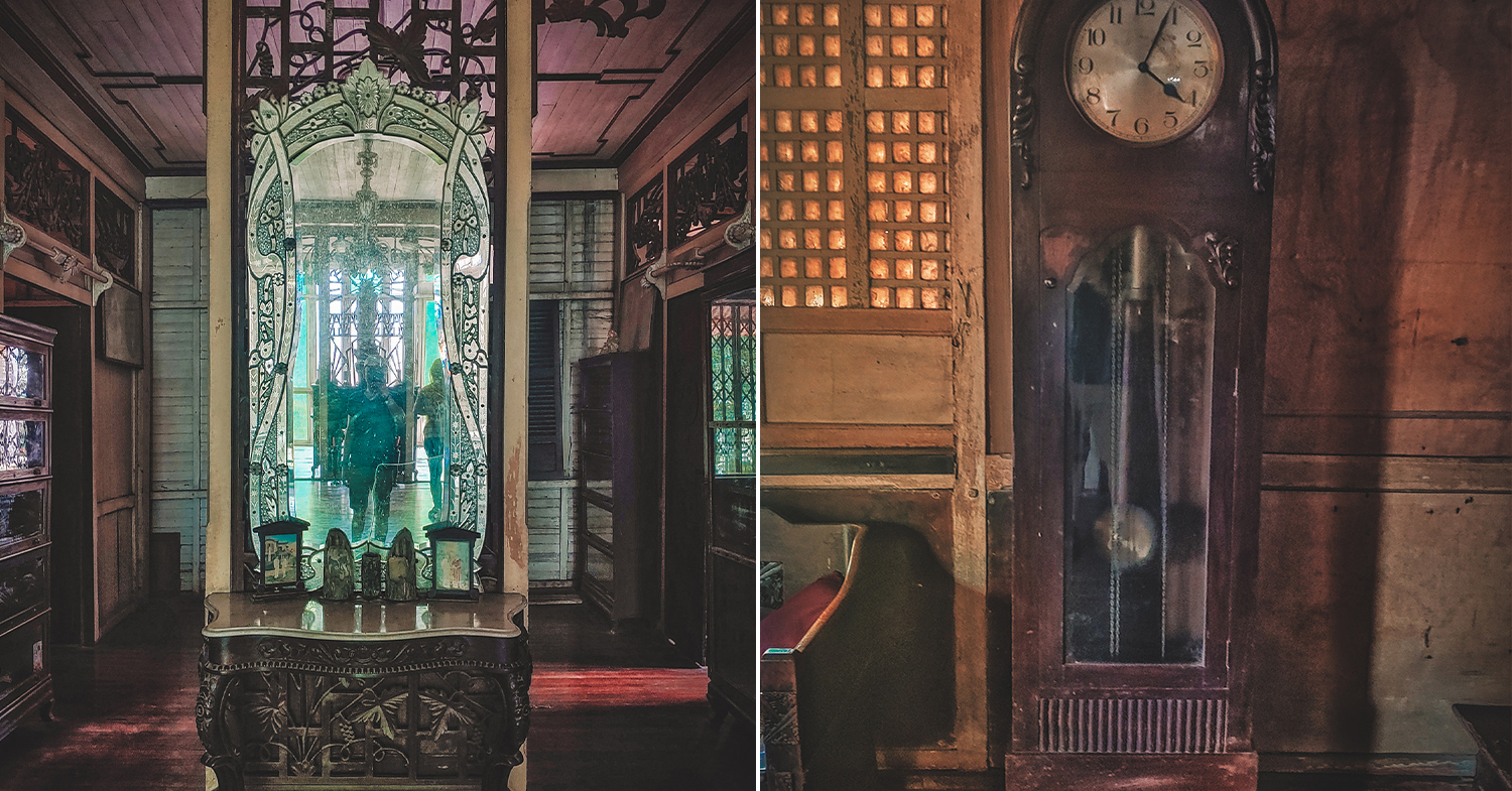 Infante Ancestral House Mirror and Clock